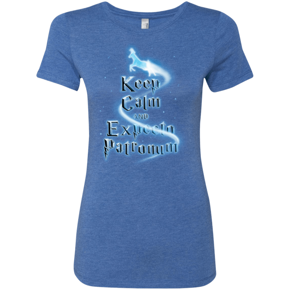 T-Shirts Vintage Royal / Small Keep Calm and Expecto Patronum Women's Triblend T-Shirt