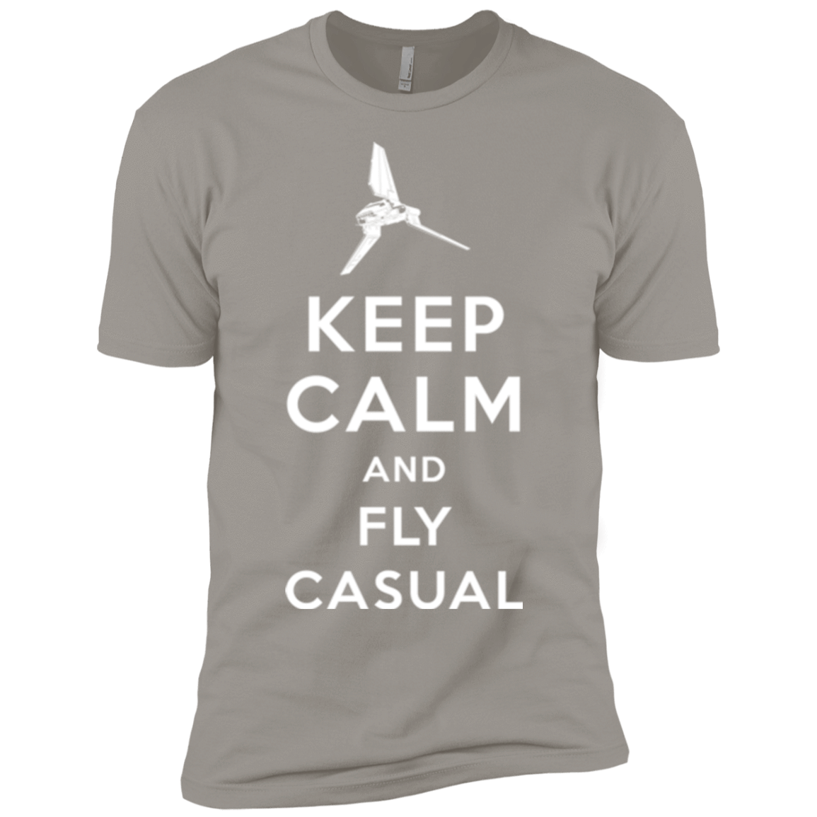 T-Shirts Light Grey / YXS Keep Calm and Fly Casual Boys Premium T-Shirt