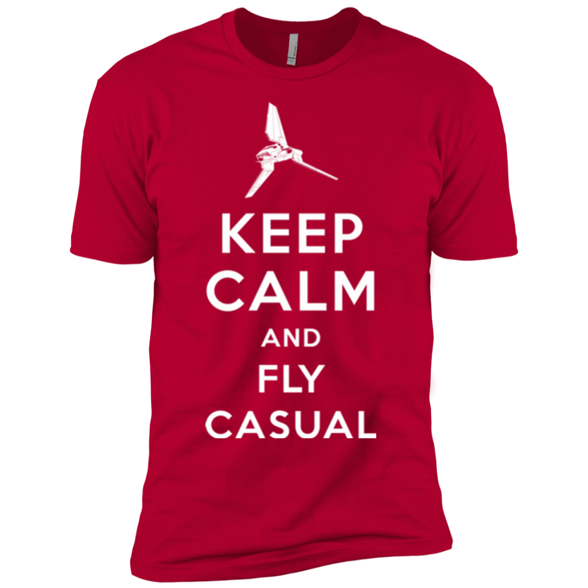 T-Shirts Red / YXS Keep Calm and Fly Casual Boys Premium T-Shirt
