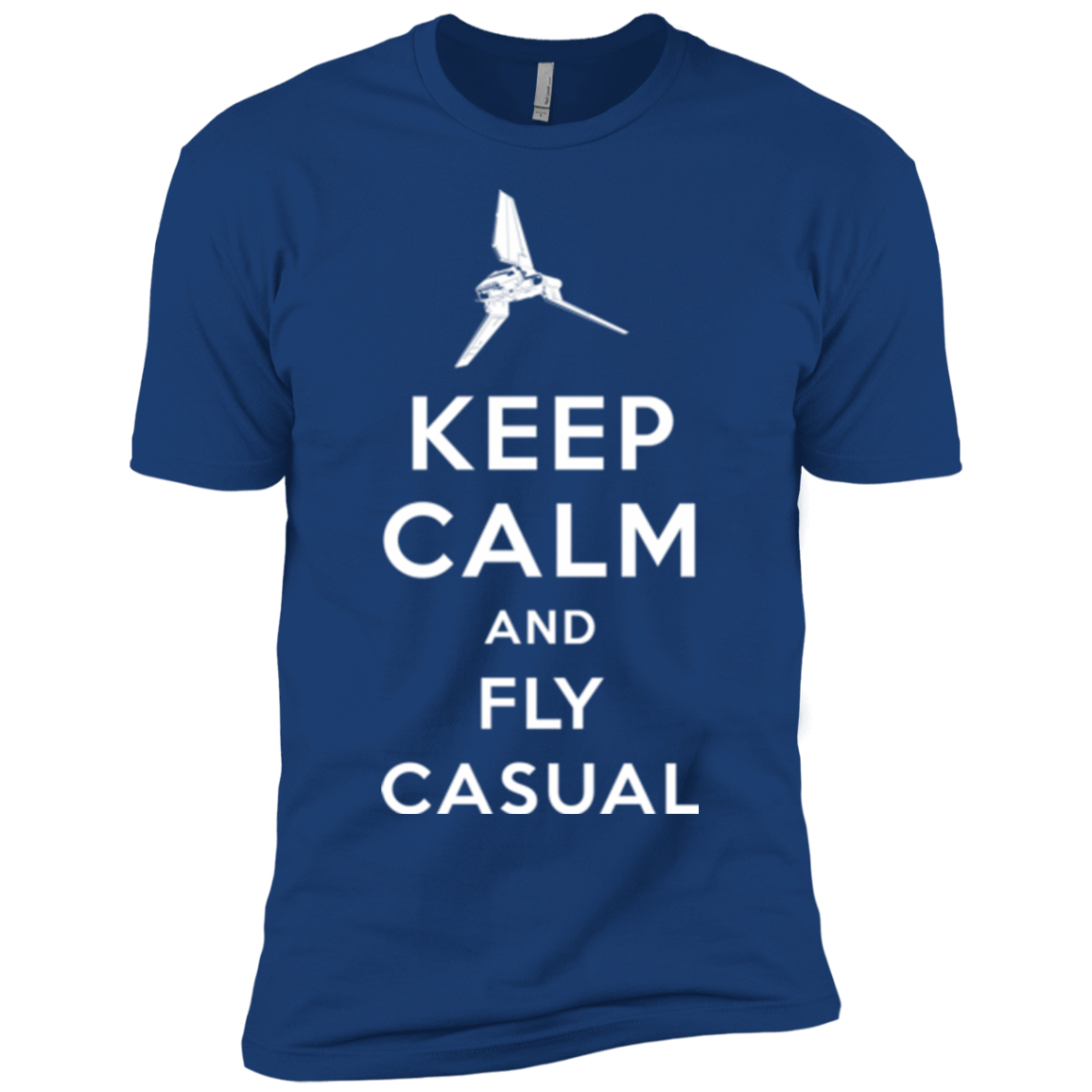 T-Shirts Royal / YXS Keep Calm and Fly Casual Boys Premium T-Shirt