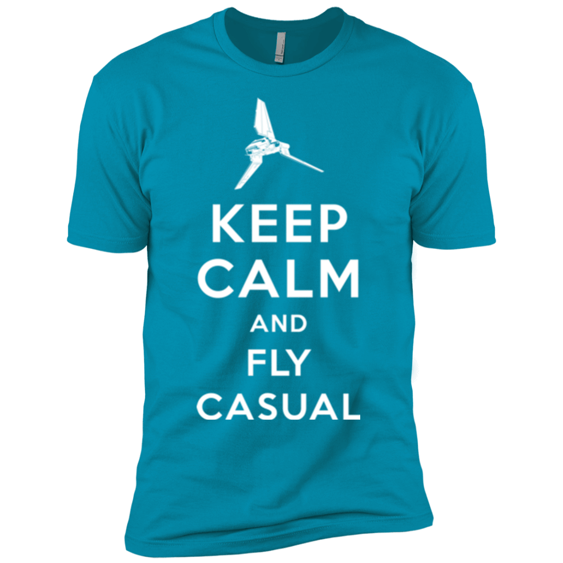 T-Shirts Turquoise / YXS Keep Calm and Fly Casual Boys Premium T-Shirt