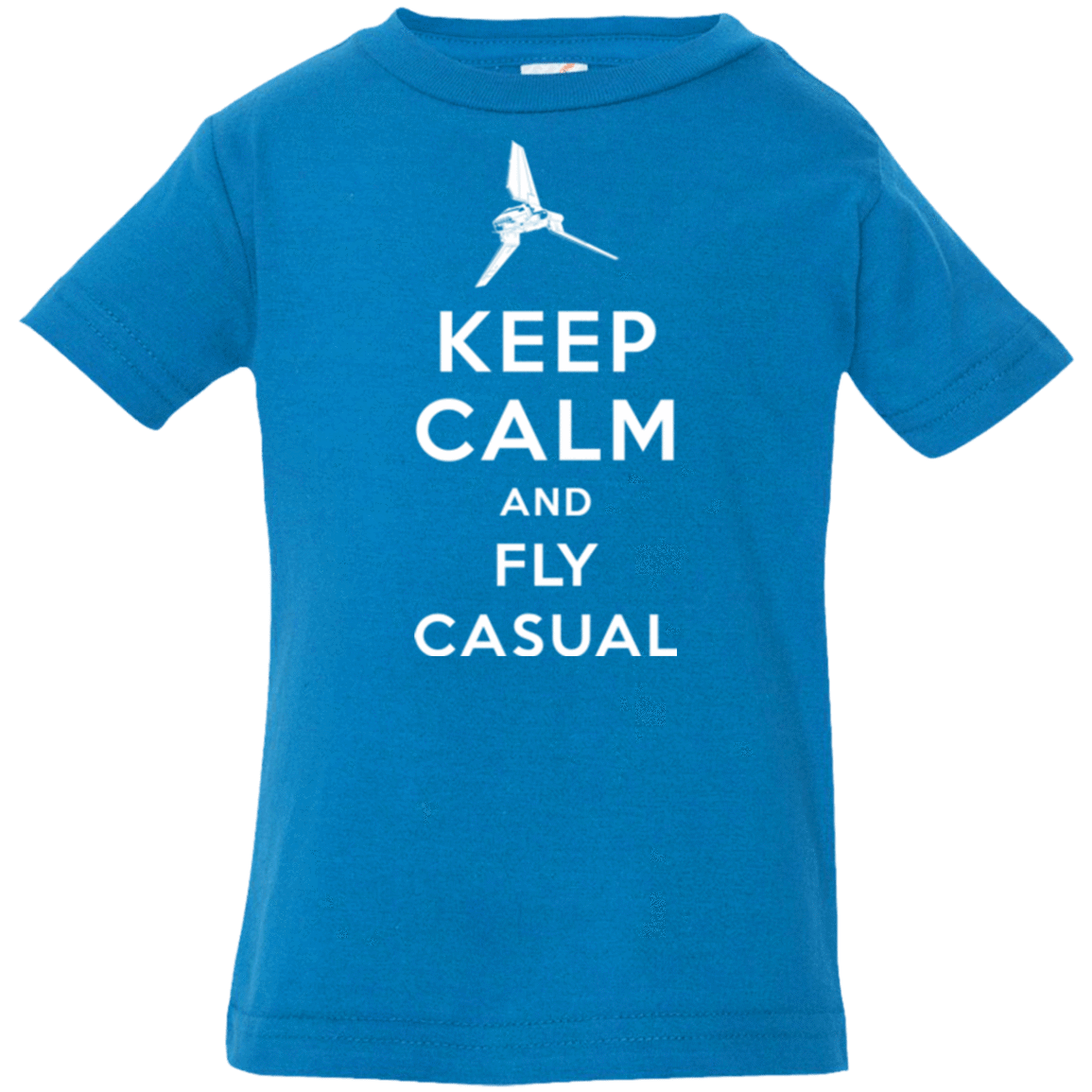 T-Shirts Cobalt / 6 Months Keep Calm and Fly Casual Infant Premium T-Shirt
