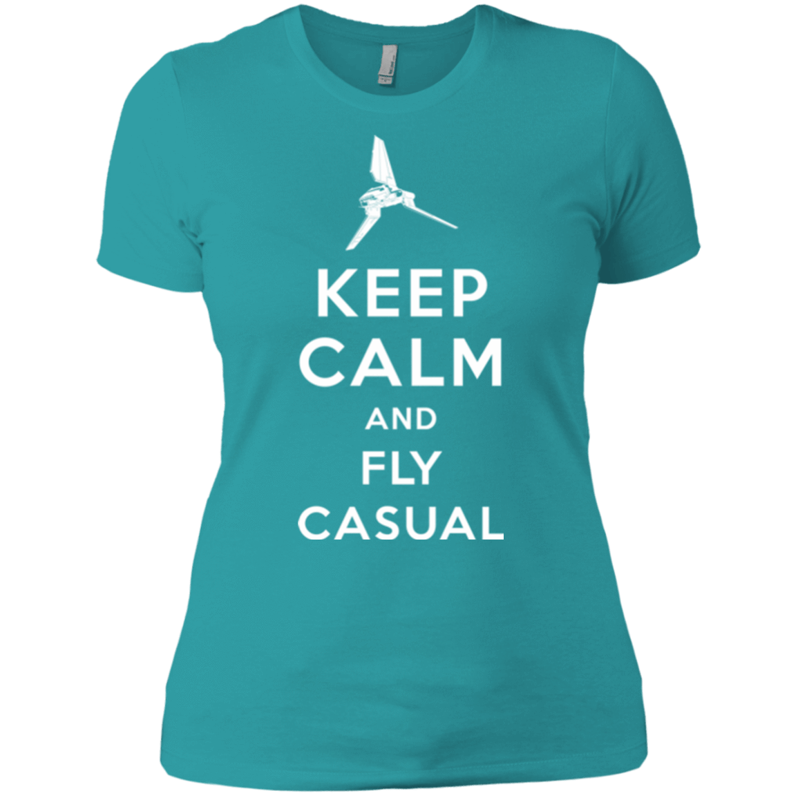 T-Shirts Tahiti Blue / X-Small Keep Calm and Fly Casual Women's Premium T-Shirt