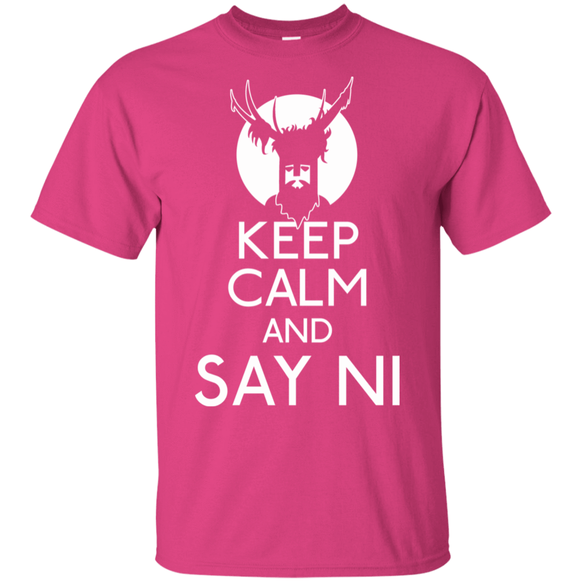 T-Shirts Heliconia / S Keep Calm and Say Ni T-Shirt