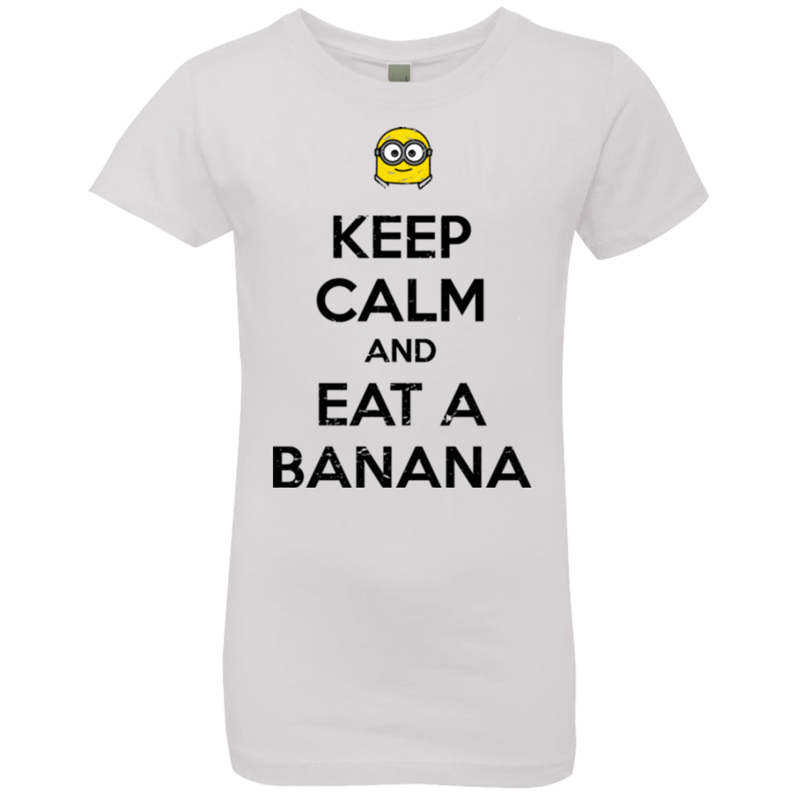 T-Shirts White / YXS Keep Calm Banana Girls Premium T-Shirt