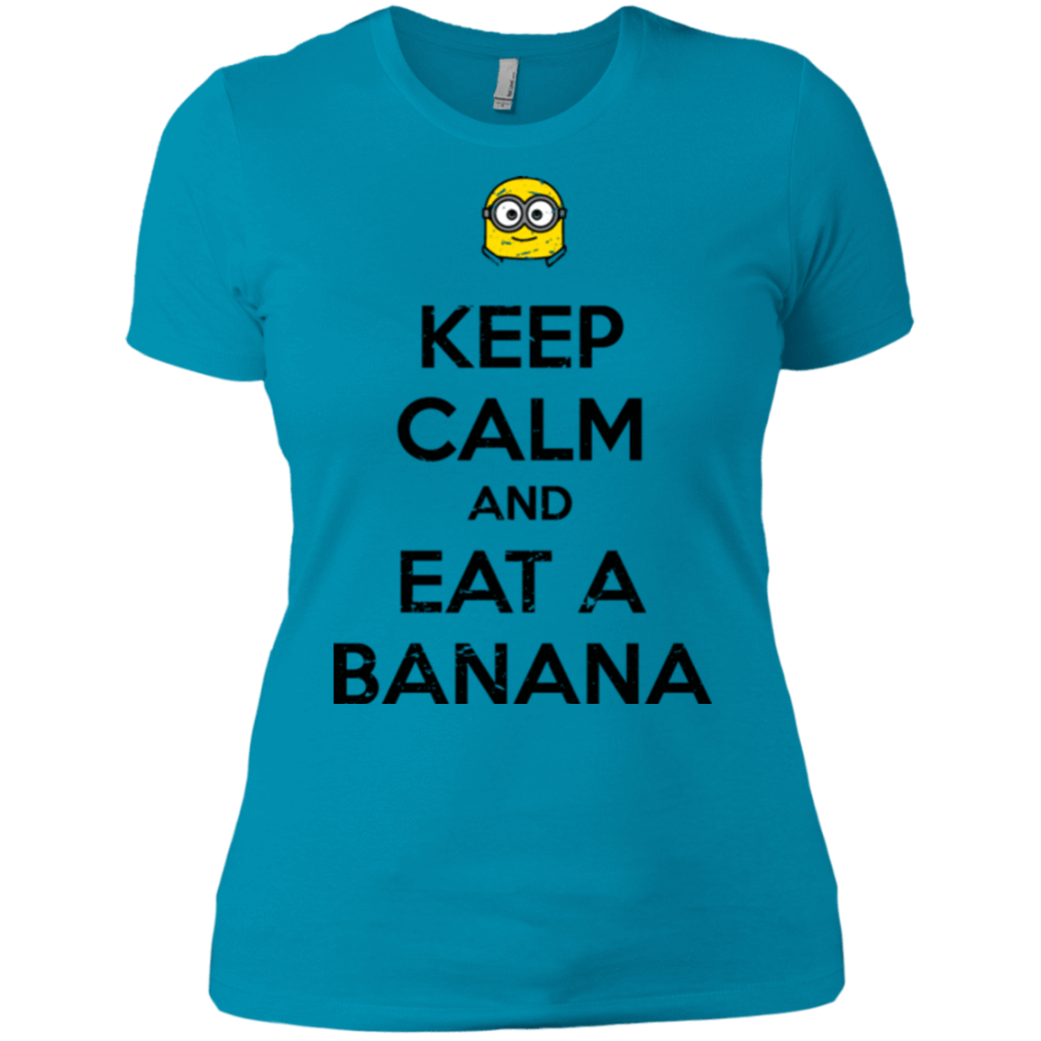T-Shirts Turquoise / X-Small Keep Calm Banana Women's Premium T-Shirt