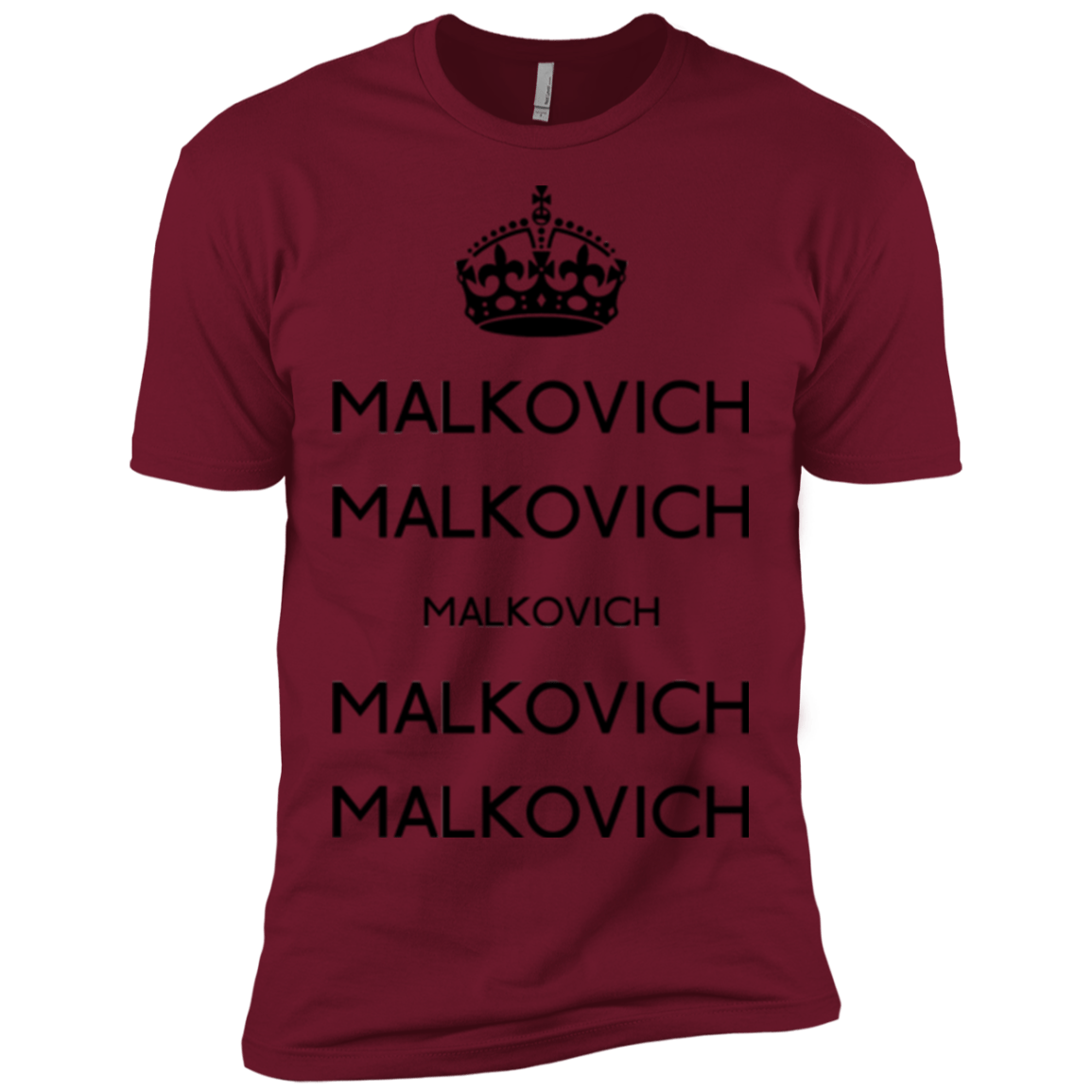 T-Shirts Cardinal / X-Small Keep Calm Malkovich Men's Premium T-Shirt