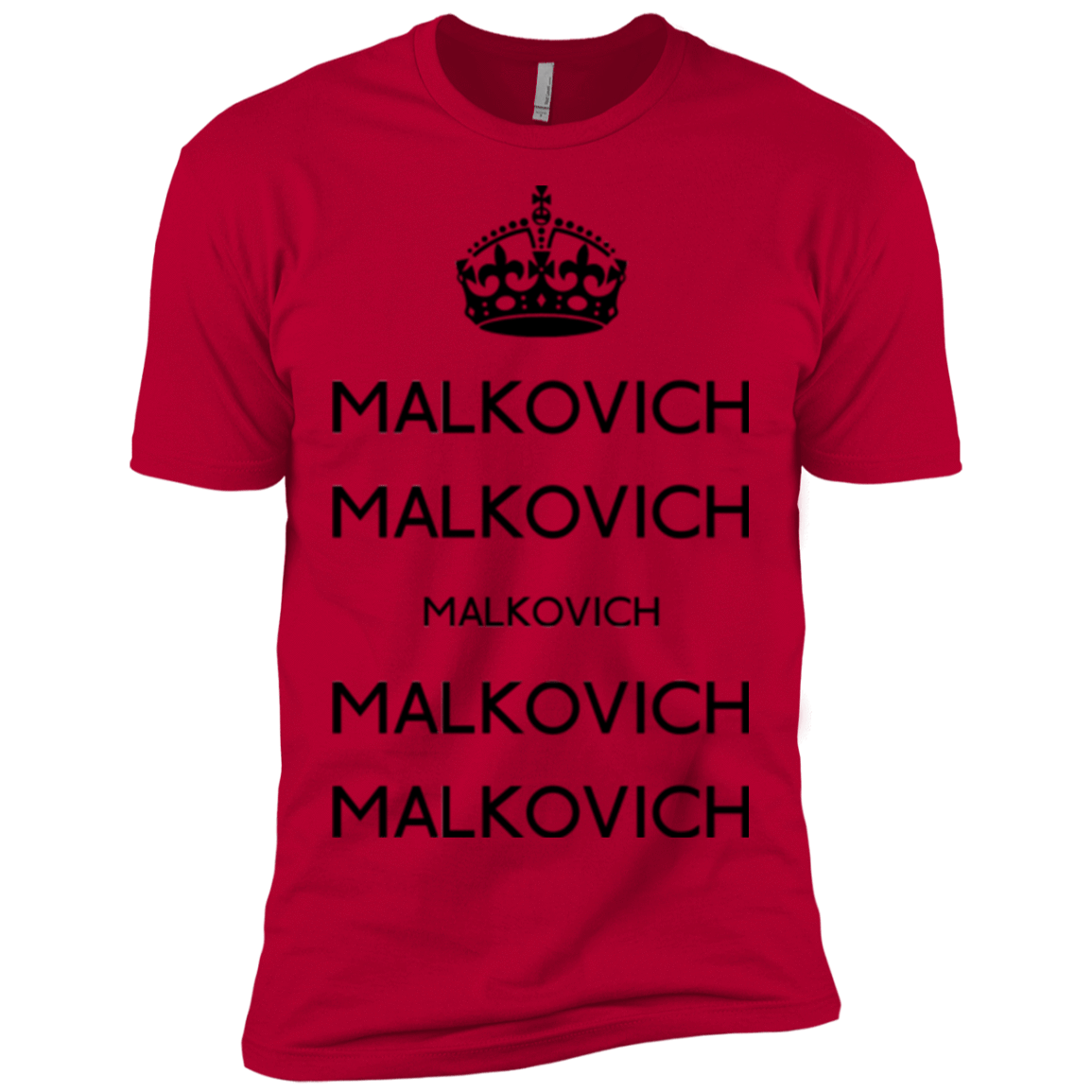 T-Shirts Red / X-Small Keep Calm Malkovich Men's Premium T-Shirt