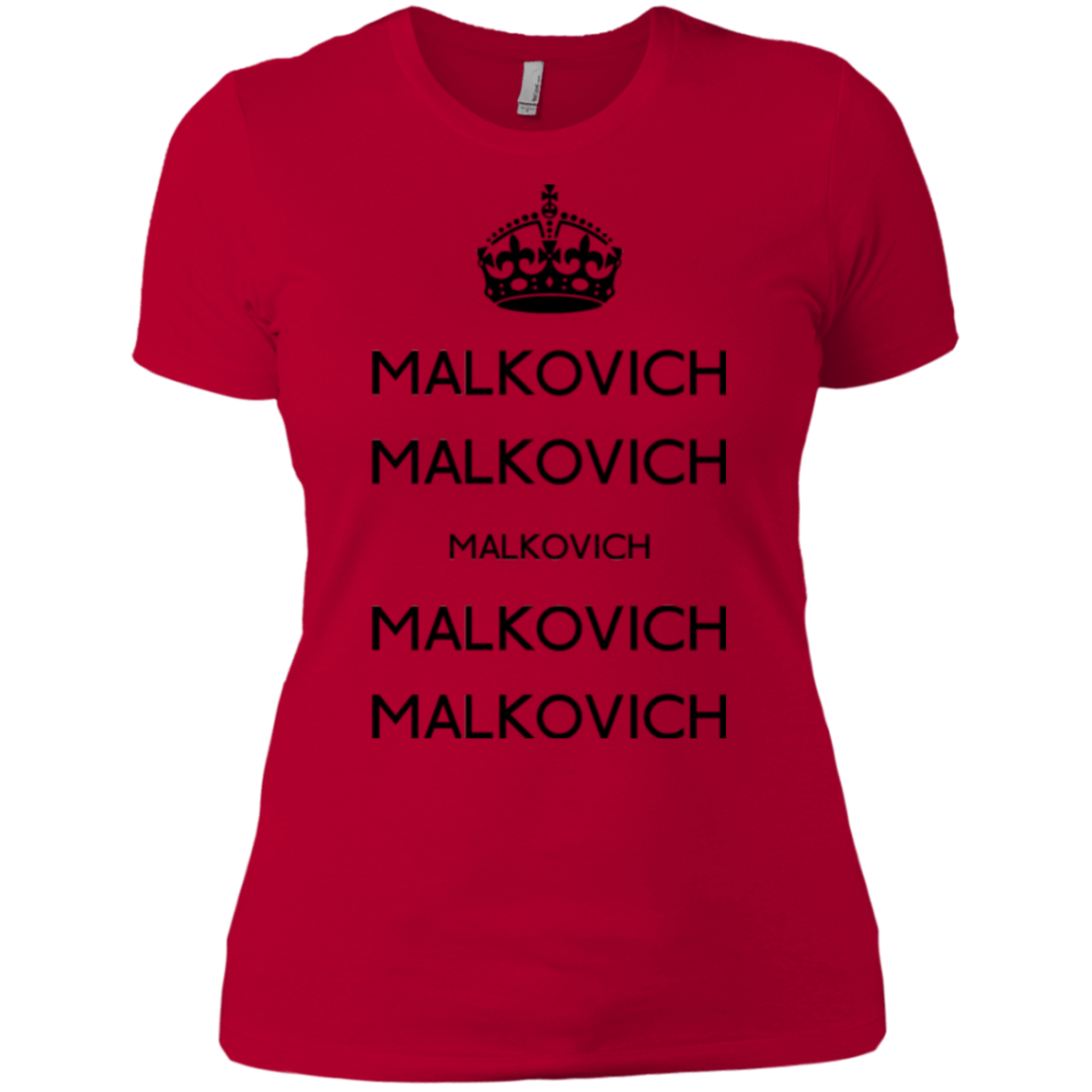 T-Shirts Red / X-Small Keep Calm Malkovich Women's Premium T-Shirt