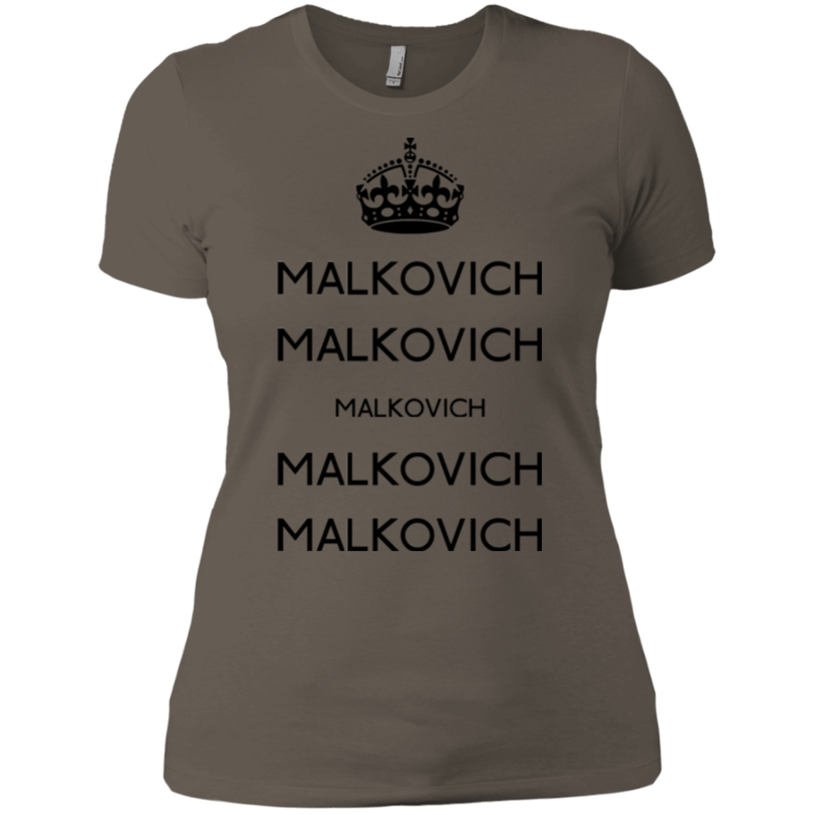 T-Shirts Warm Grey / X-Small Keep Calm Malkovich Women's Premium T-Shirt
