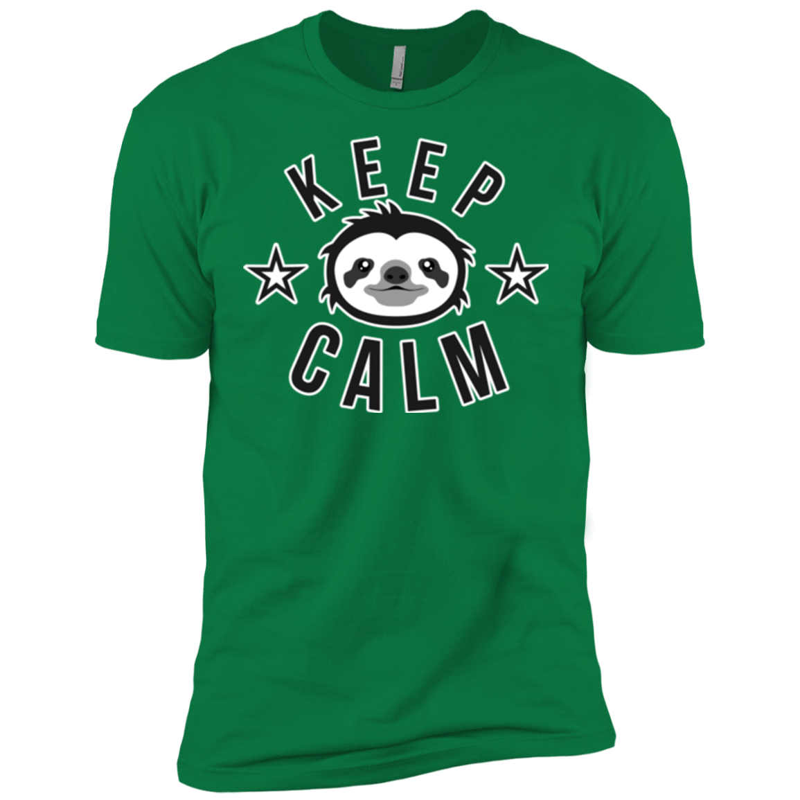 T-Shirts Kelly Green / X-Small Keep Calm Men's Premium T-Shirt