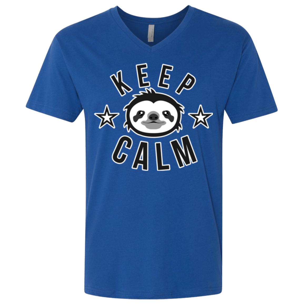 T-Shirts Royal / X-Small Keep Calm Men's Premium V-Neck