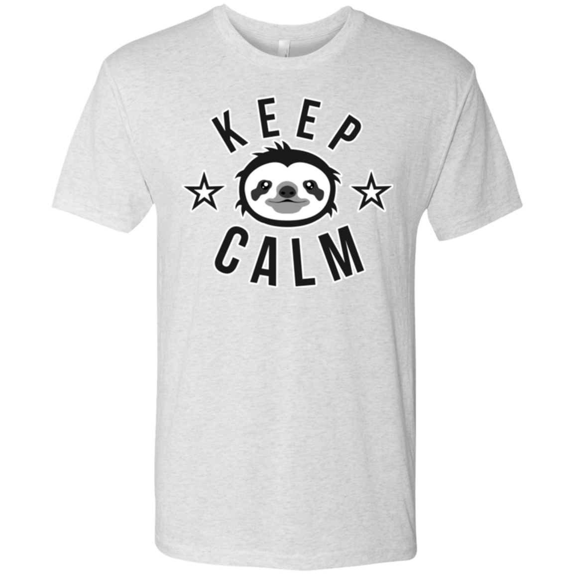 T-Shirts Heather White / Small Keep Calm Men's Triblend T-Shirt