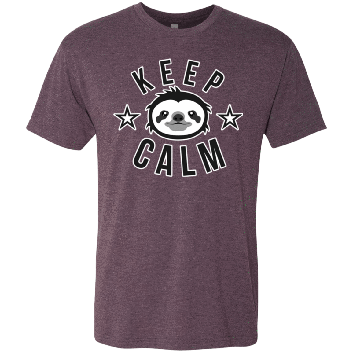 T-Shirts Vintage Purple / Small Keep Calm Men's Triblend T-Shirt