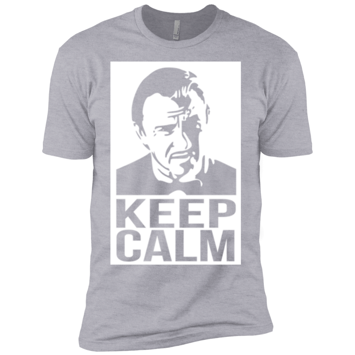 T-Shirts Heather Grey / YXS Keep Calm Mr. Wolf Boys Premium T-Shirt