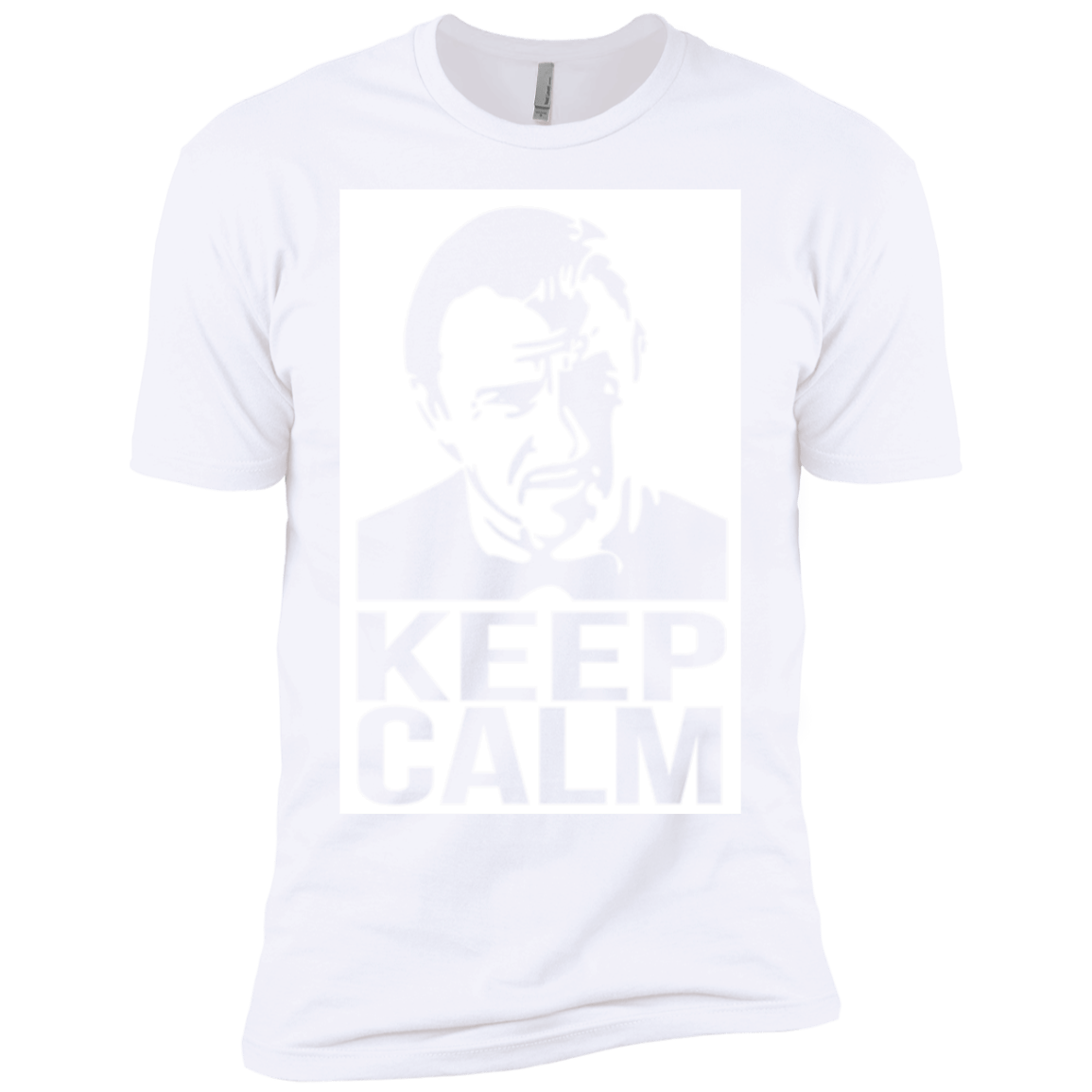 T-Shirts White / YXS Keep Calm Mr. Wolf Boys Premium T-Shirt