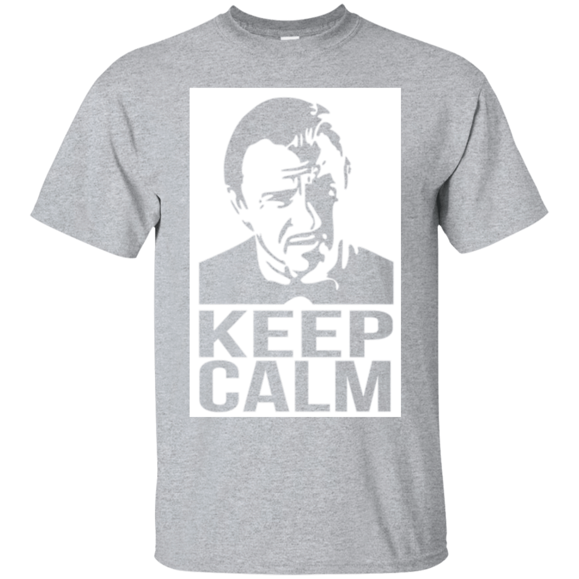 T-Shirts Sport Grey / Small Keep Calm Mr. Wolf T-Shirt