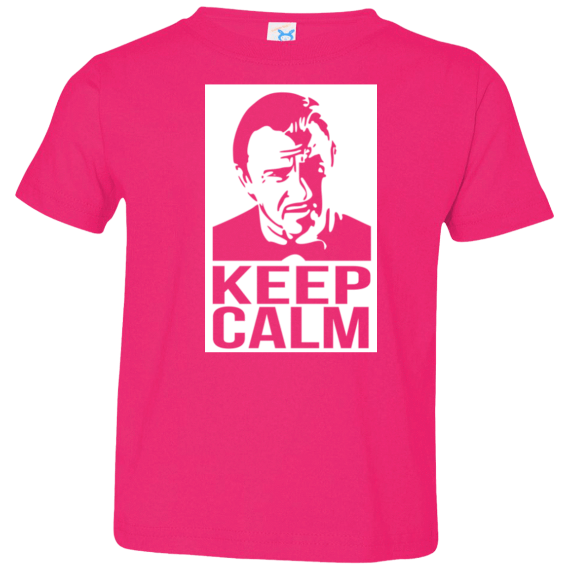 T-Shirts Hot Pink / 2T Keep Calm Mr. Wolf Toddler Premium T-Shirt