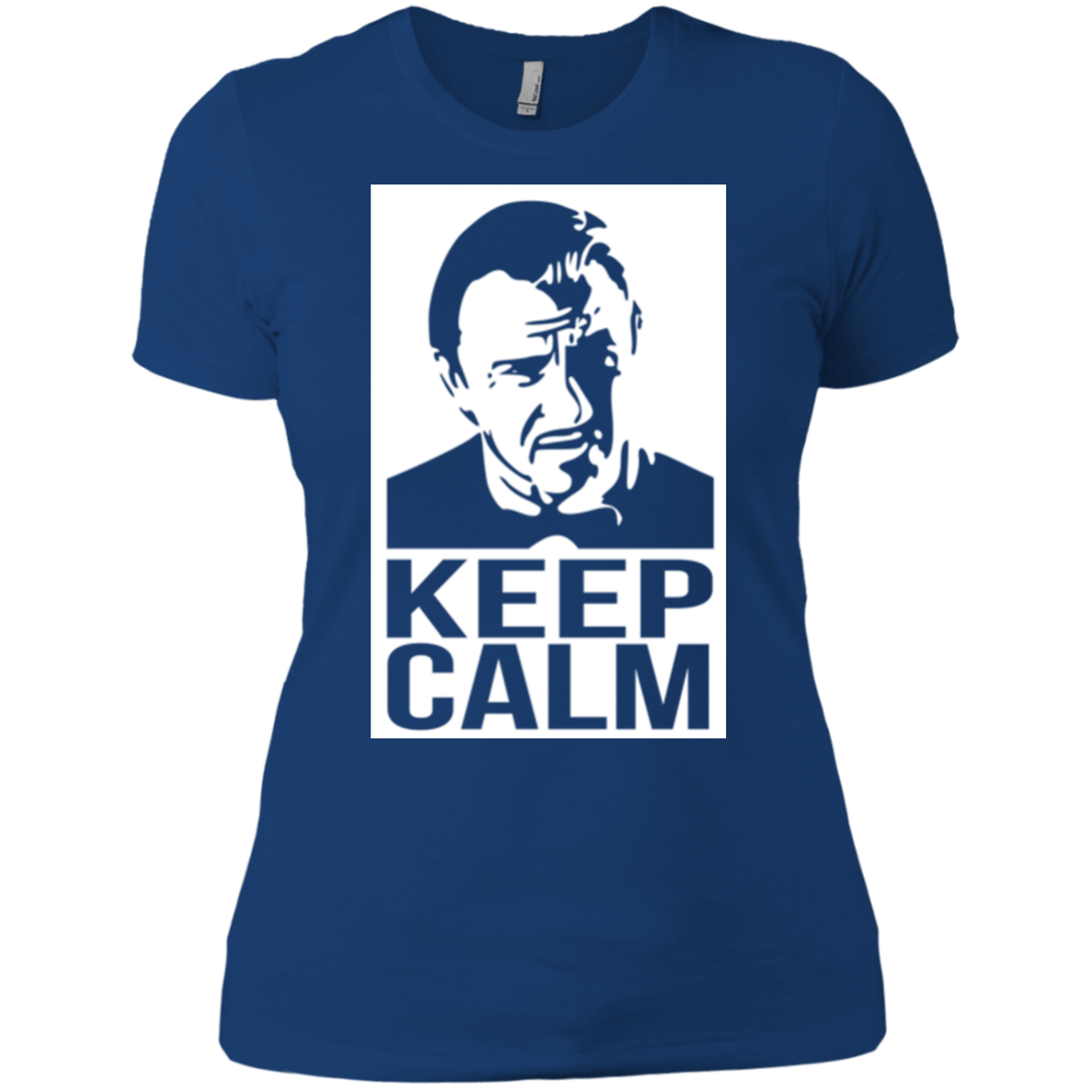T-Shirts Royal / X-Small Keep Calm Mr. Wolf Women's Premium T-Shirt