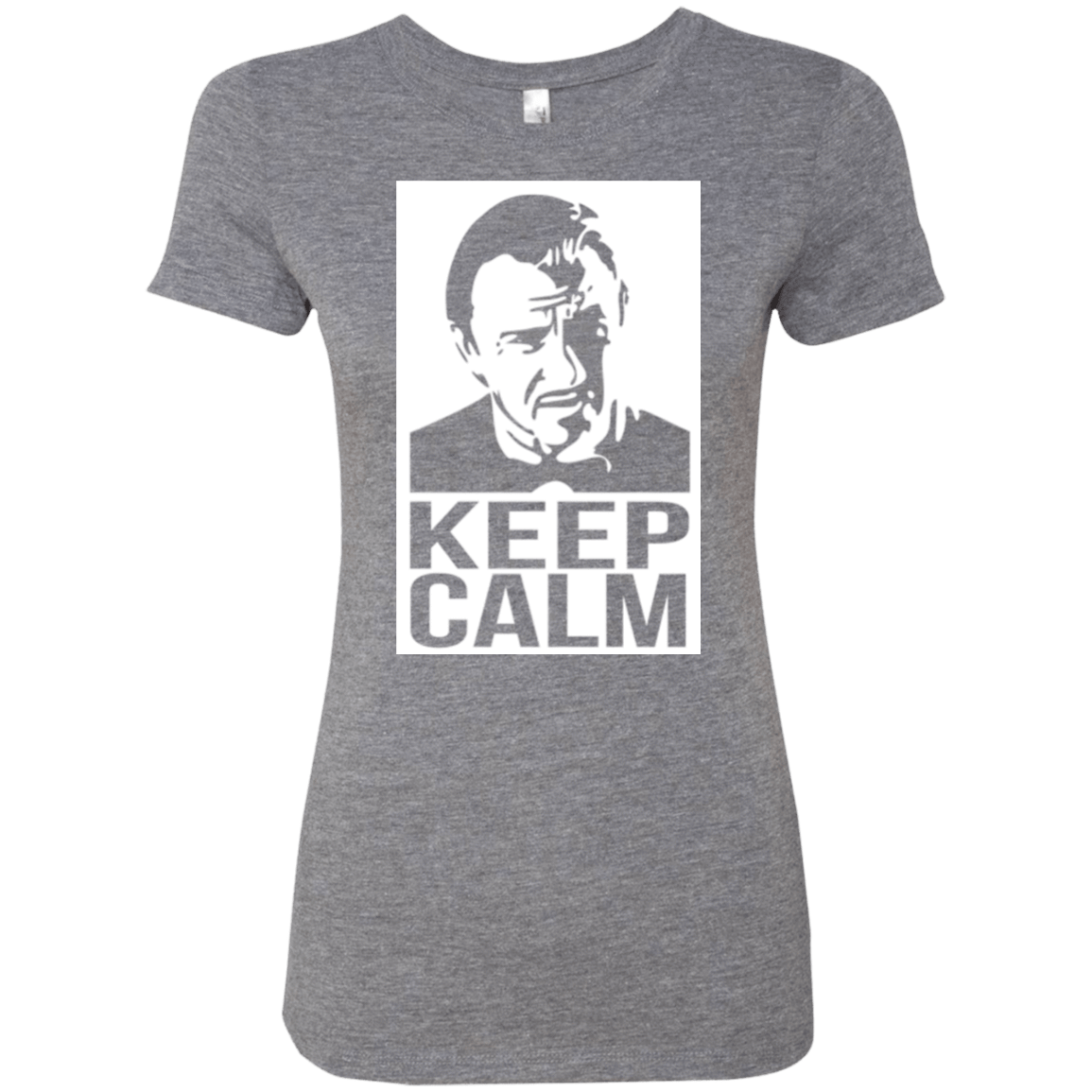 T-Shirts Premium Heather / Small Keep Calm Mr. Wolf Women's Triblend T-Shirt