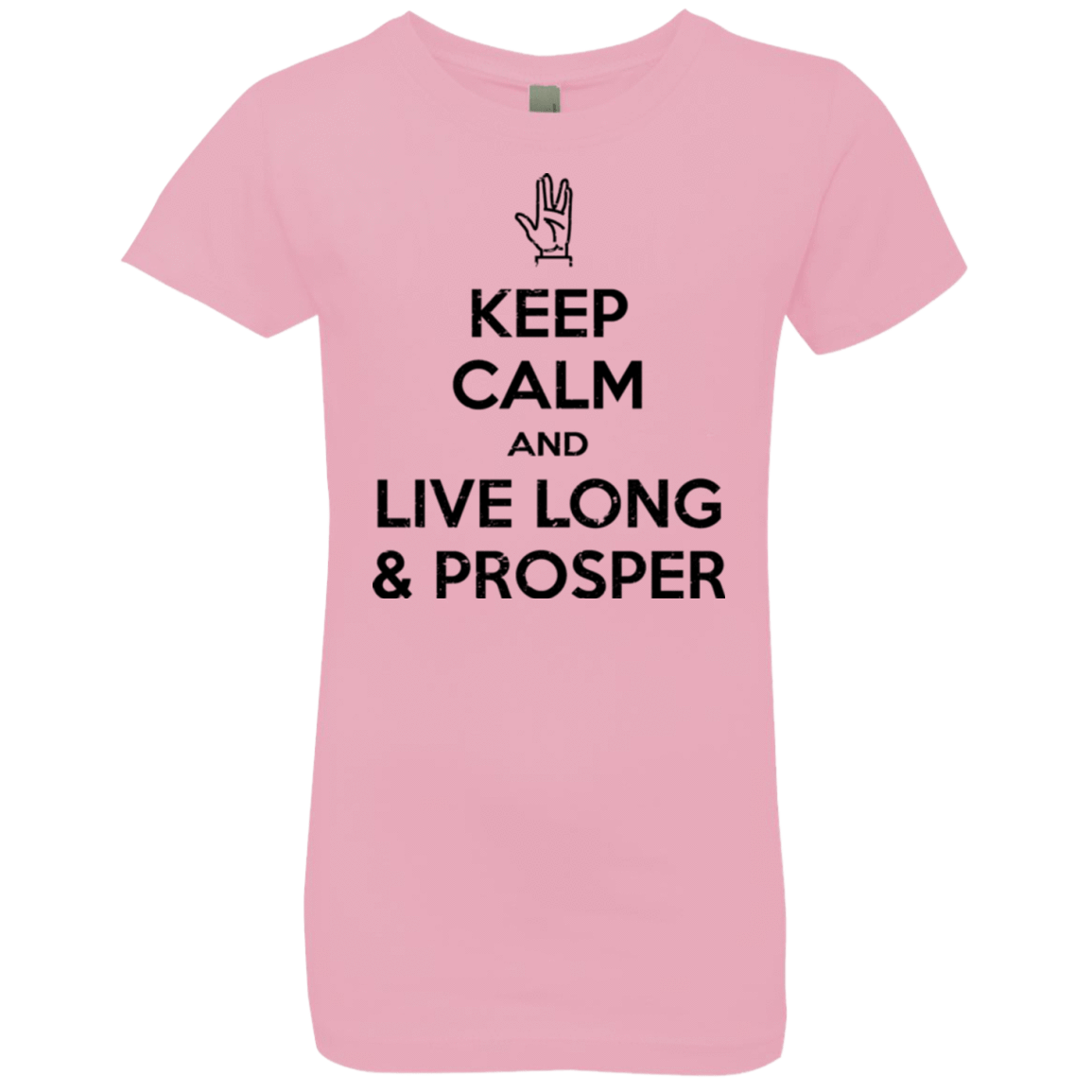 T-Shirts Light Pink / YXS Keep calm prosper Girls Premium T-Shirt