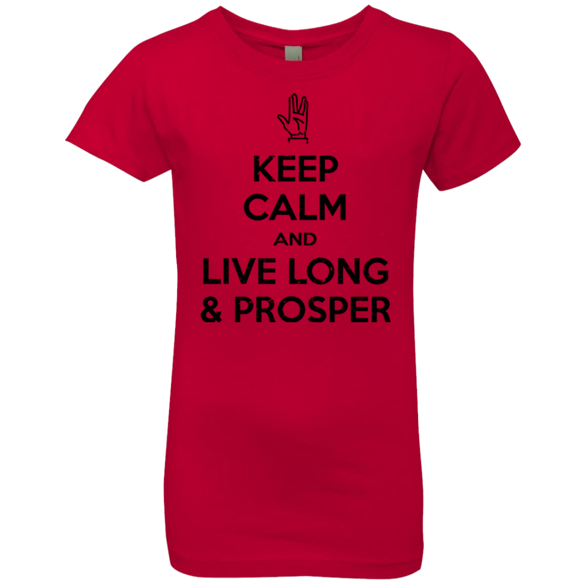 T-Shirts Red / YXS Keep calm prosper Girls Premium T-Shirt