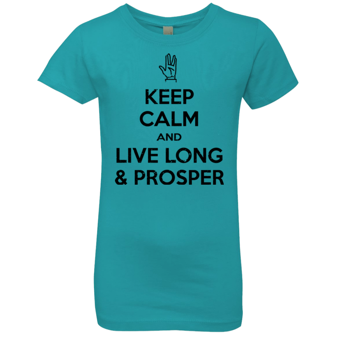 T-Shirts Tahiti Blue / YXS Keep calm prosper Girls Premium T-Shirt