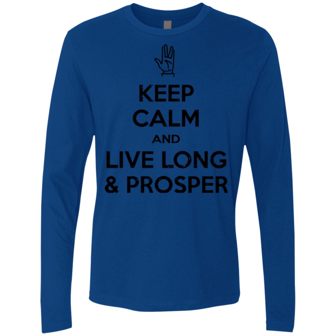 T-Shirts Royal / Small Keep calm prosper Men's Premium Long Sleeve