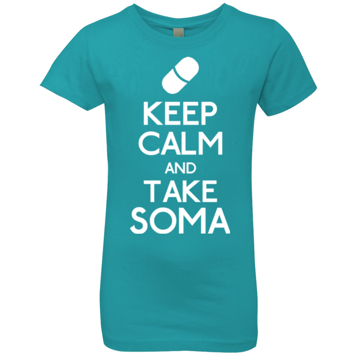 T-Shirts Tahiti Blue / YXS Keep Calm Soma Girls Premium T-Shirt