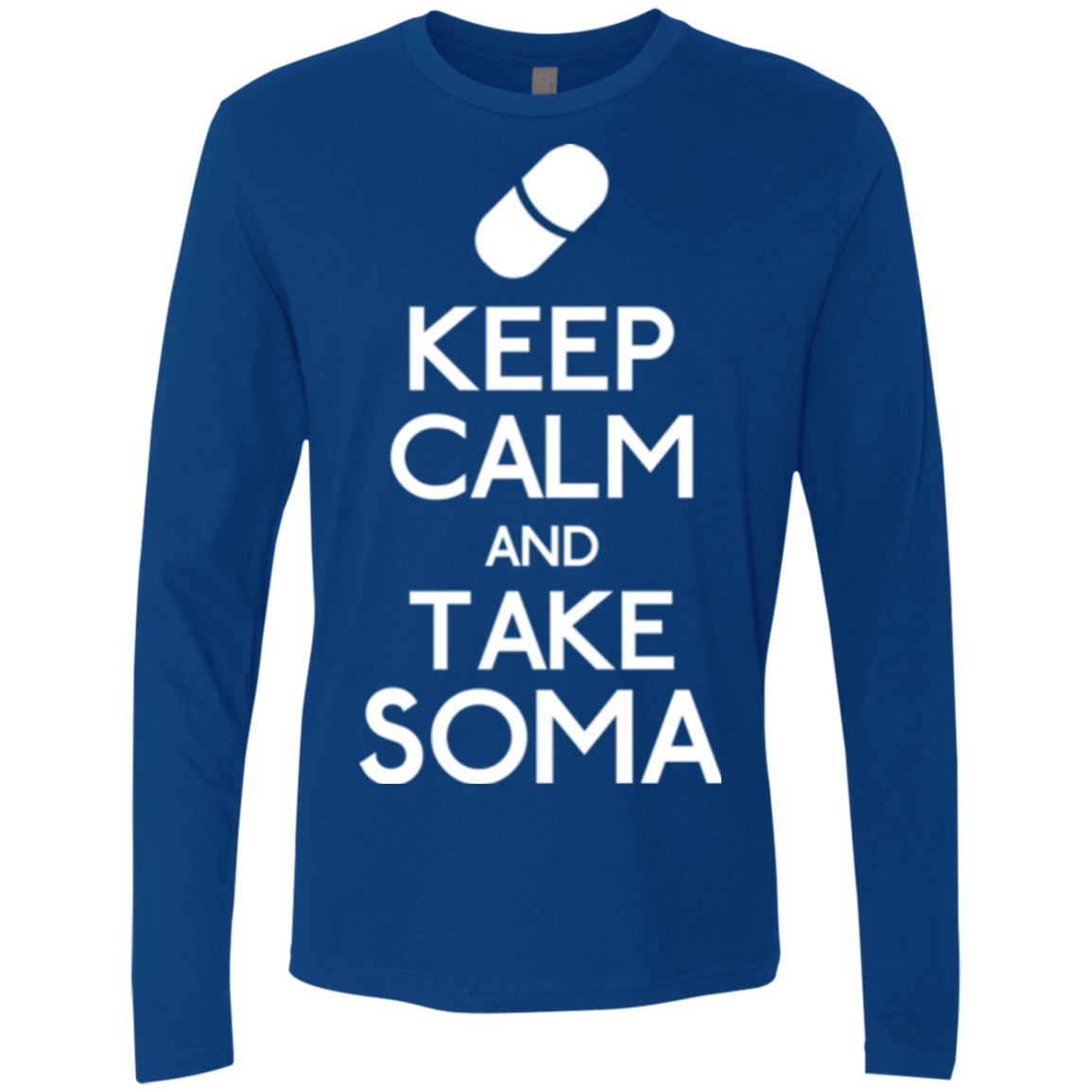 T-Shirts Royal / Small Keep Calm Soma Men's Premium Long Sleeve
