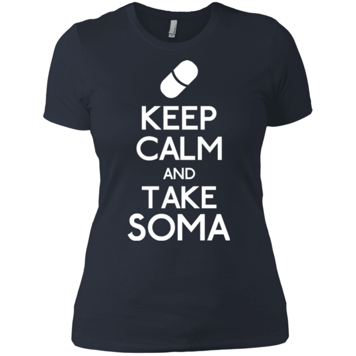 T-Shirts Indigo / X-Small Keep Calm Soma Women's Premium T-Shirt