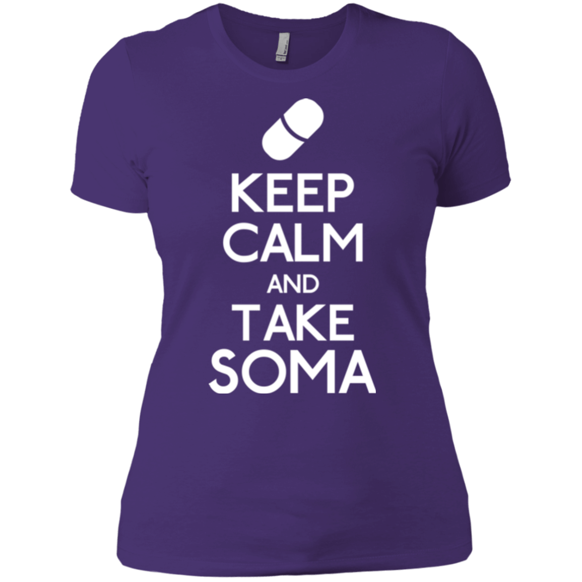 T-Shirts Purple / X-Small Keep Calm Soma Women's Premium T-Shirt