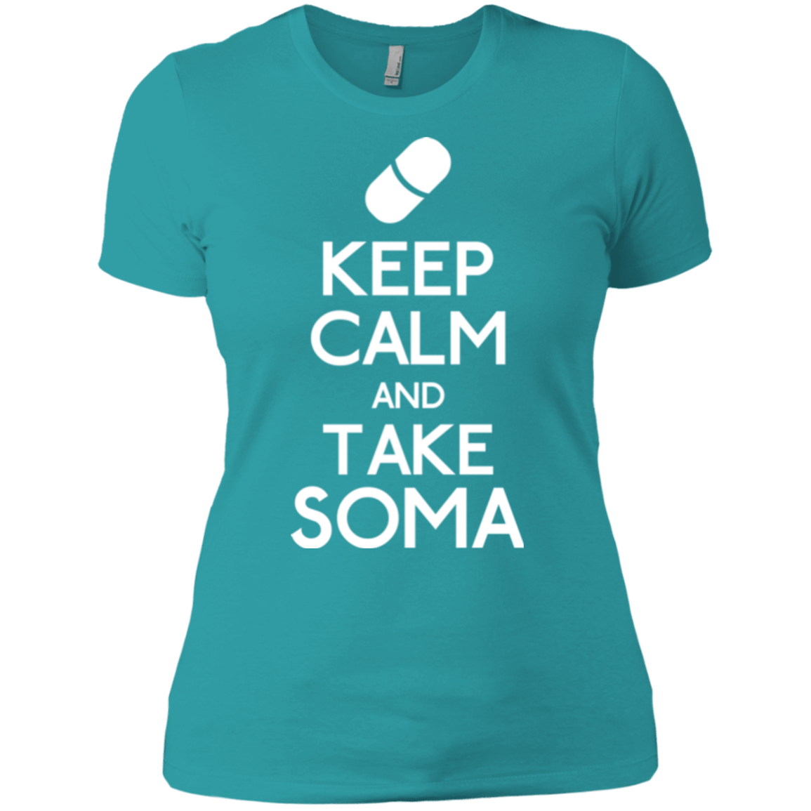 T-Shirts Tahiti Blue / X-Small Keep Calm Soma Women's Premium T-Shirt