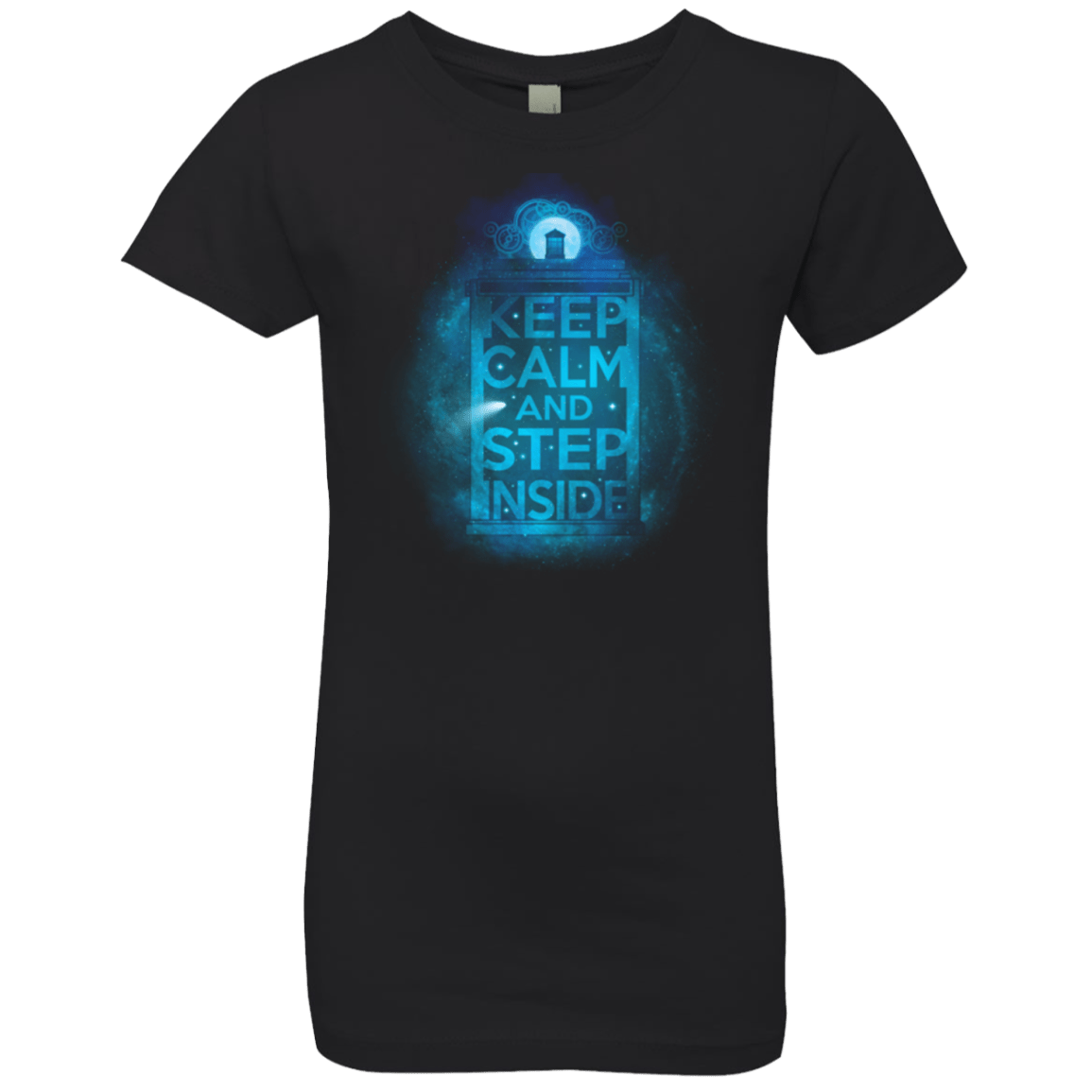 T-Shirts Black / YXS Keep Calm Tardis Girls Premium T-Shirt