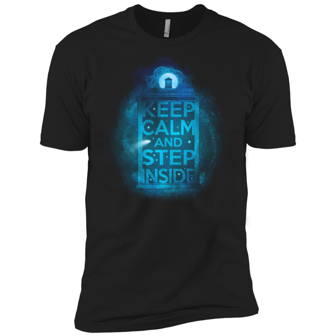 T-Shirts Black / X-Small Keep Calm Tardis Men's Premium T-Shirt