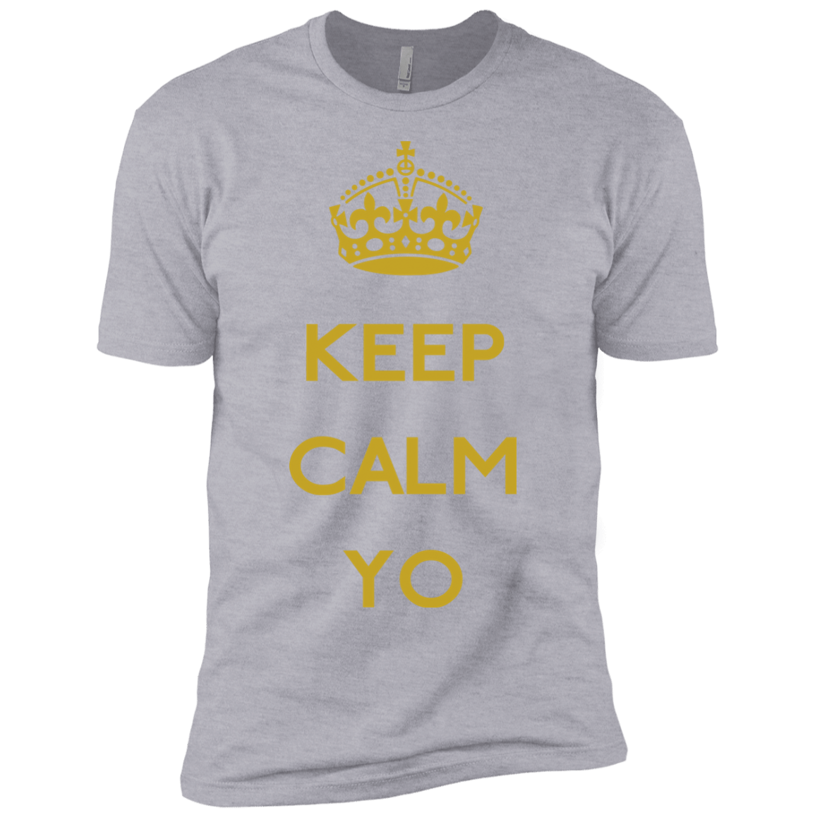 T-Shirts Heather Grey / YXS Keep Calm Yo Boys Premium T-Shirt