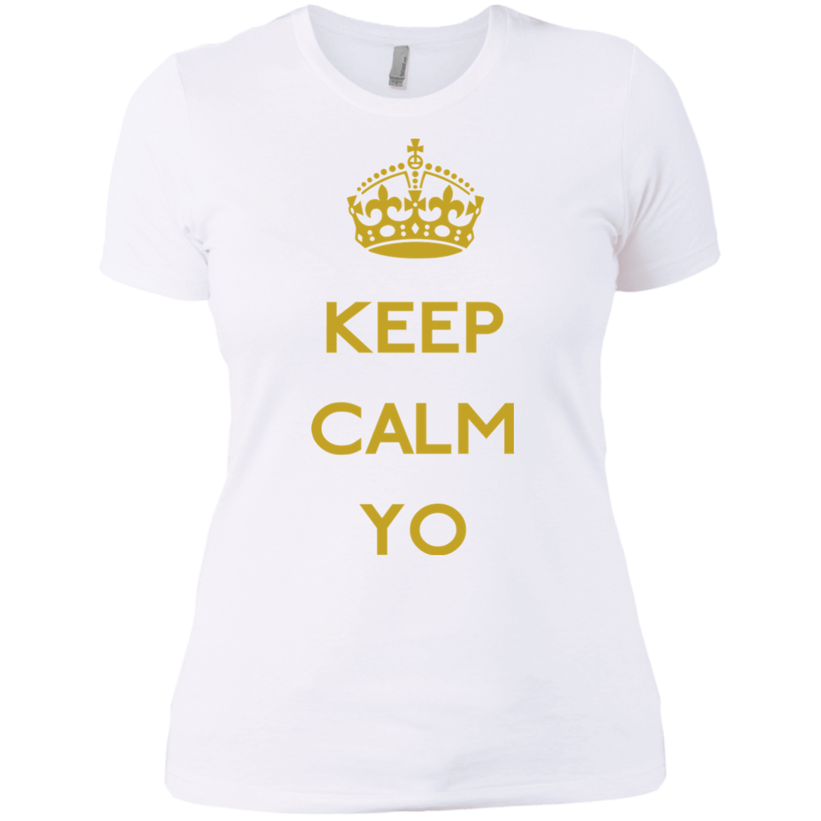 T-Shirts White / X-Small Keep Calm Yo Women's Premium T-Shirt