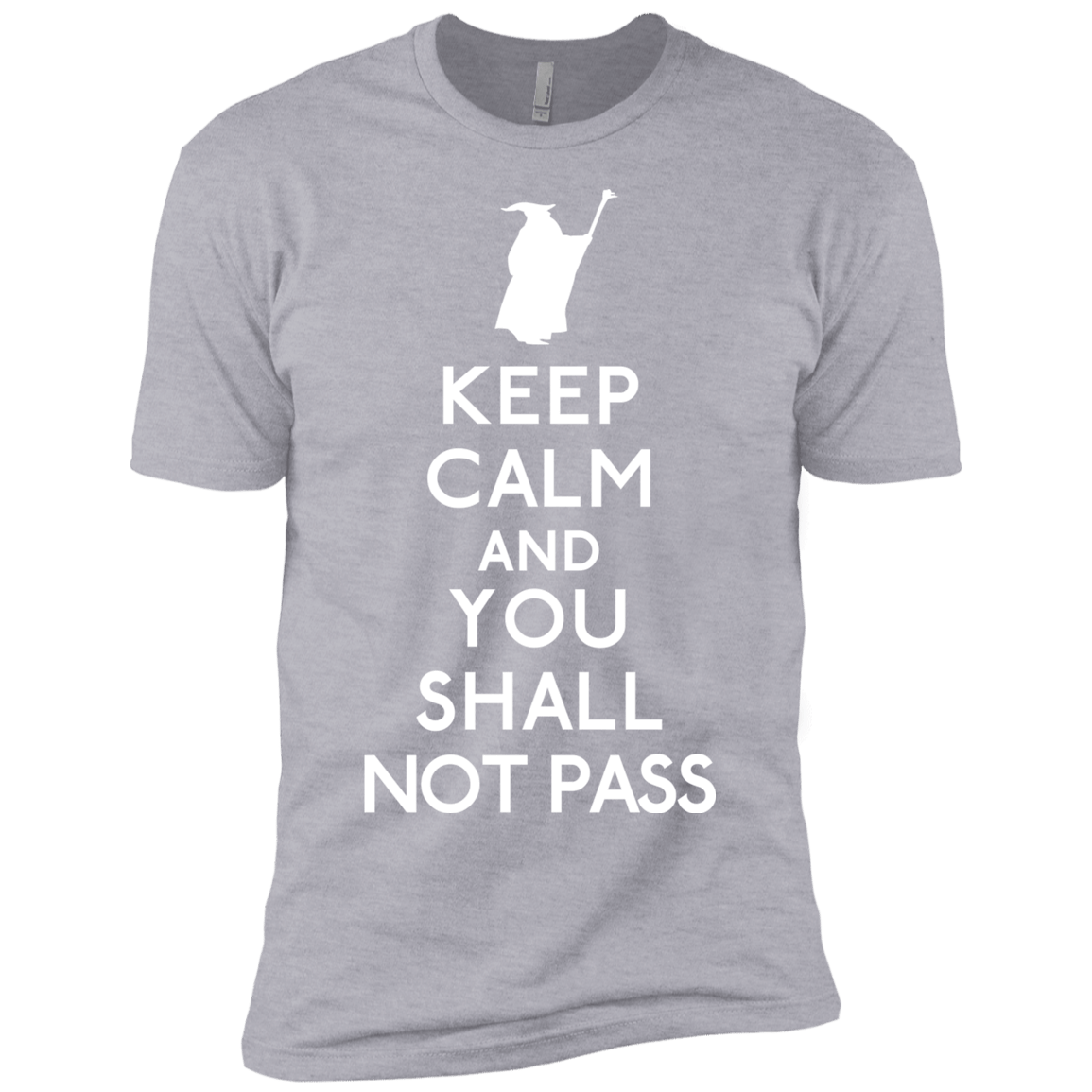 T-Shirts Heather Grey / YXS Keep Calm You Shall Not Pass Boys Premium T-Shirt