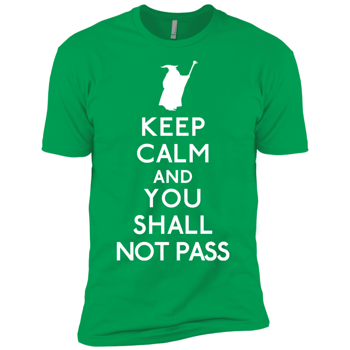 T-Shirts Kelly Green / YXS Keep Calm You Shall Not Pass Boys Premium T-Shirt
