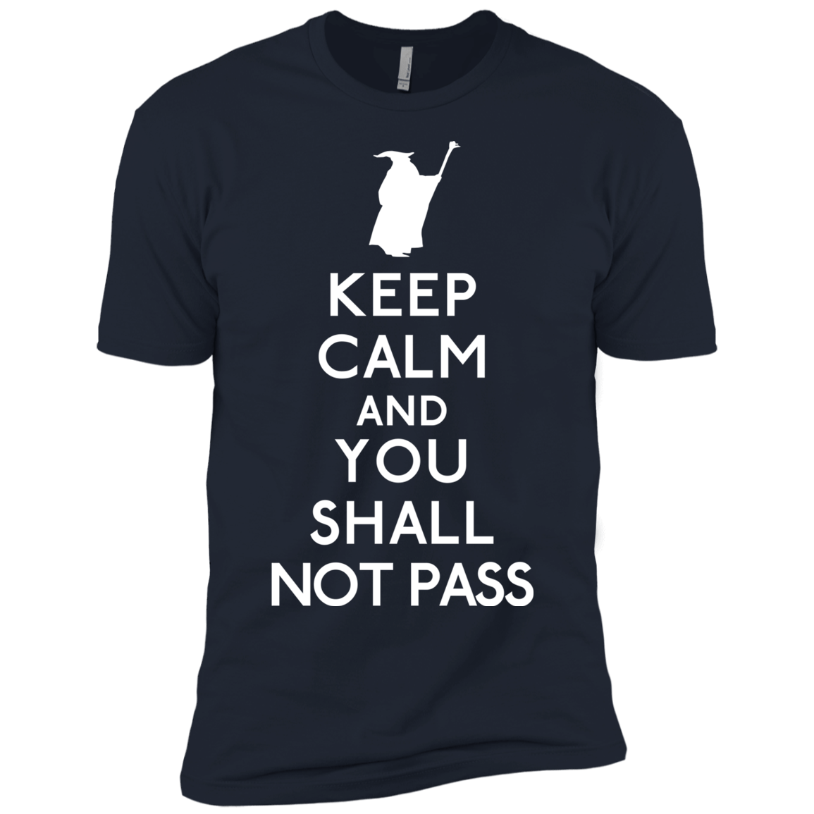 T-Shirts Midnight Navy / YXS Keep Calm You Shall Not Pass Boys Premium T-Shirt