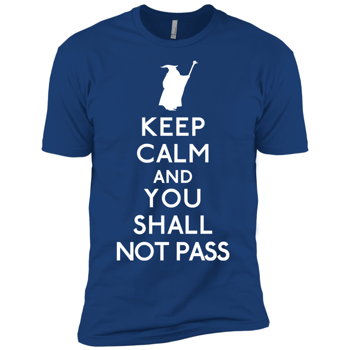T-Shirts Royal / YXS Keep Calm You Shall Not Pass Boys Premium T-Shirt