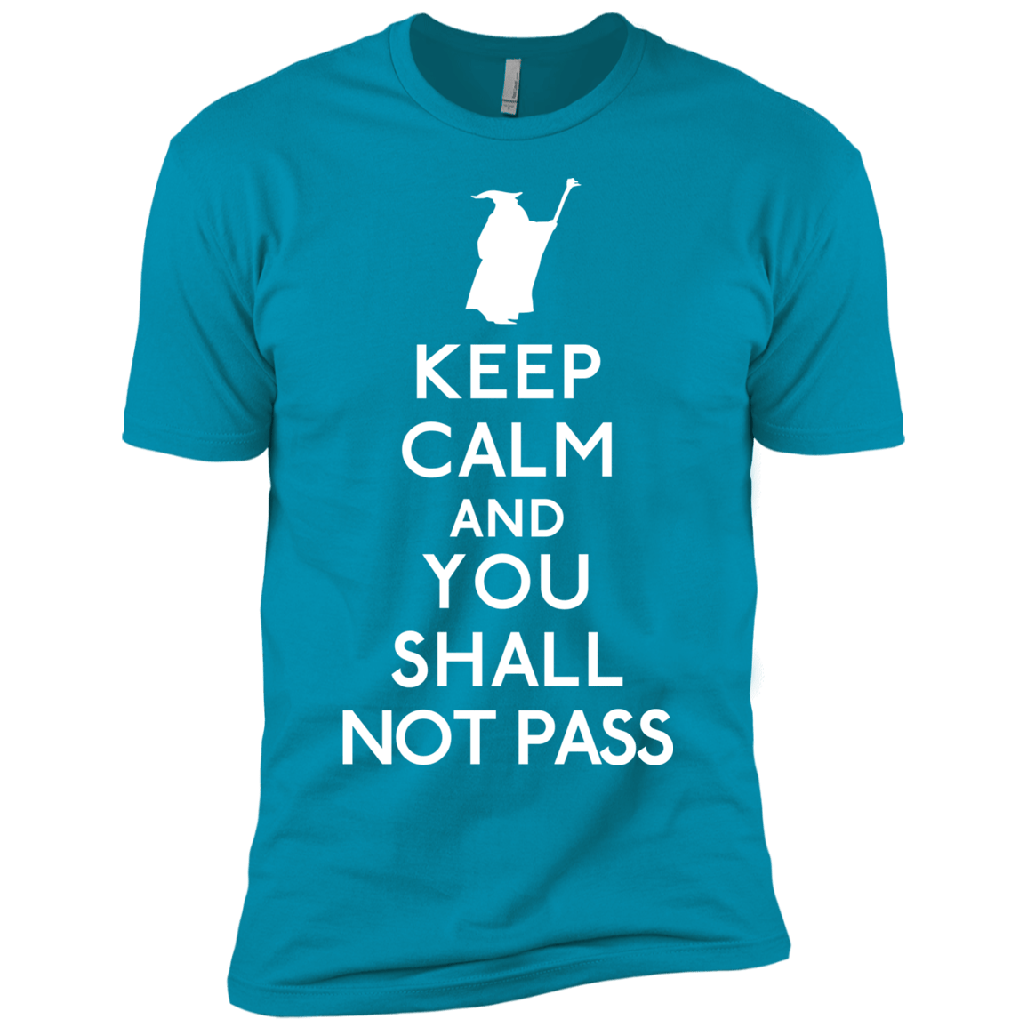 T-Shirts Turquoise / YXS Keep Calm You Shall Not Pass Boys Premium T-Shirt