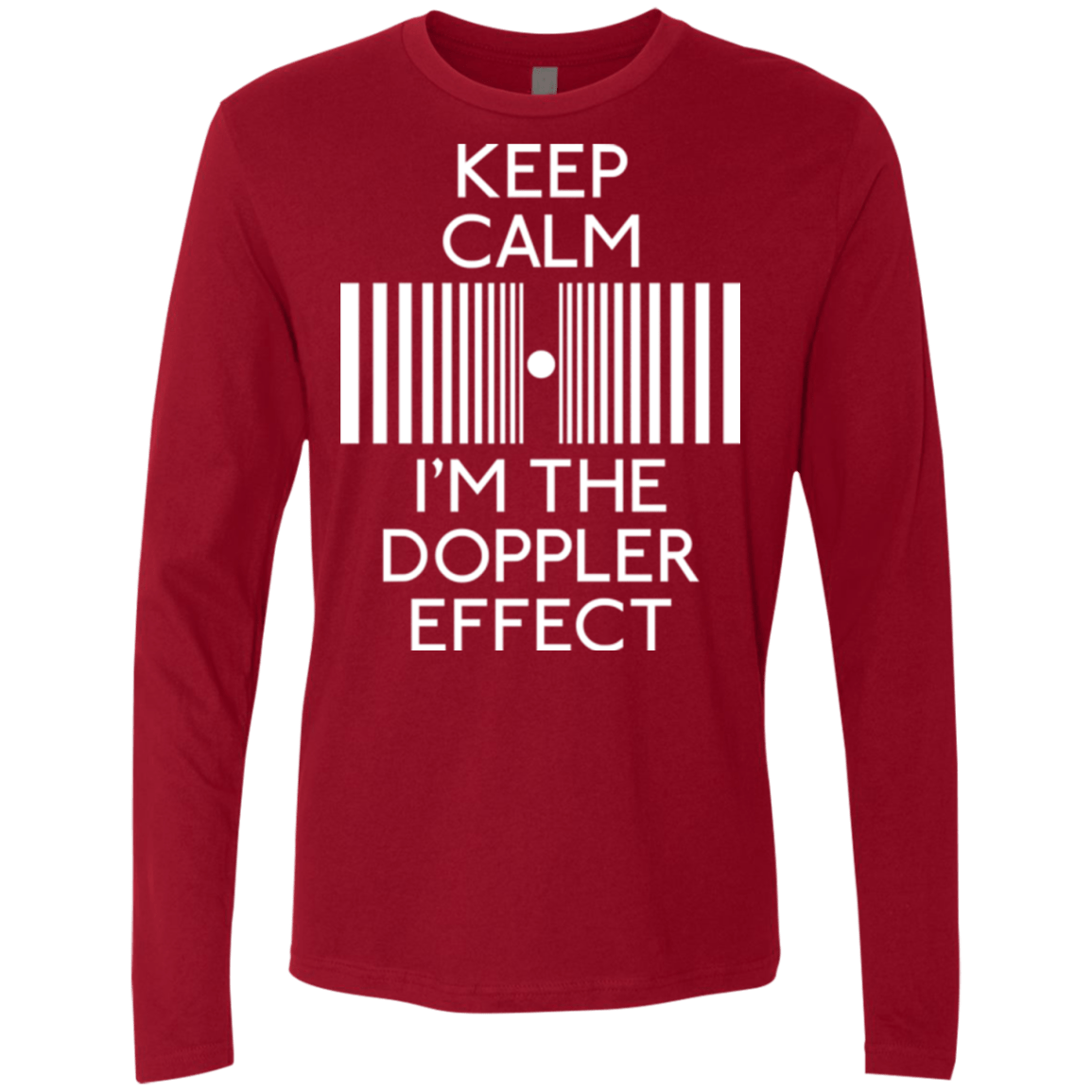 T-Shirts Cardinal / Small Keep doppler Men's Premium Long Sleeve