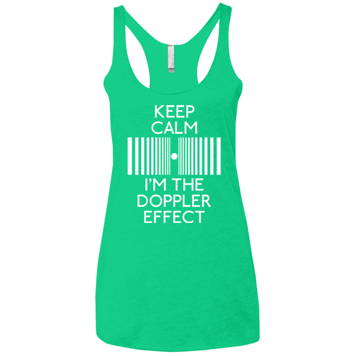 T-Shirts Envy / X-Small Keep doppler Women's Triblend Racerback Tank
