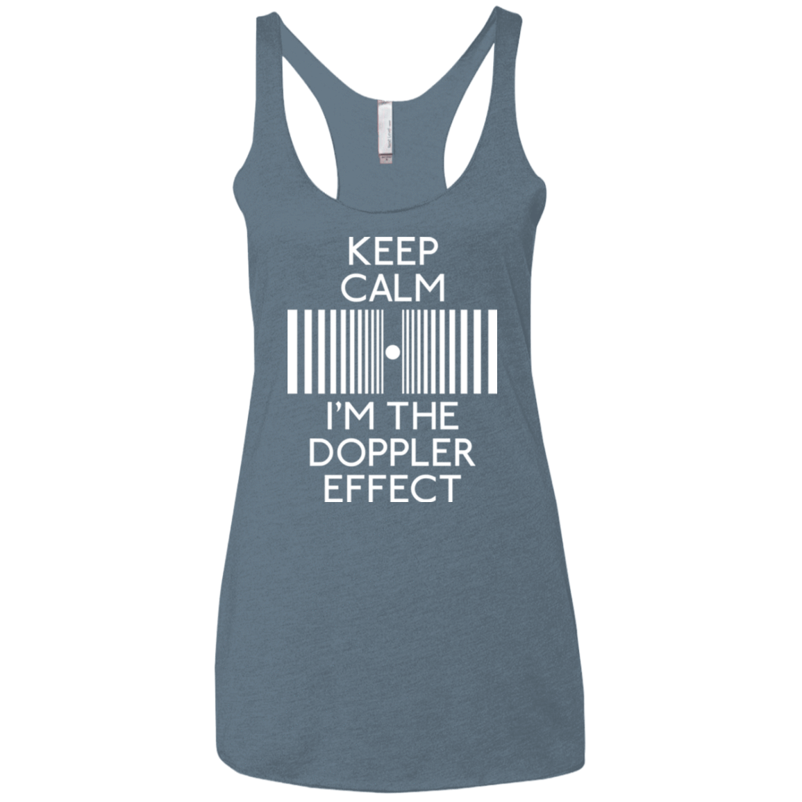 T-Shirts Indigo / X-Small Keep doppler Women's Triblend Racerback Tank