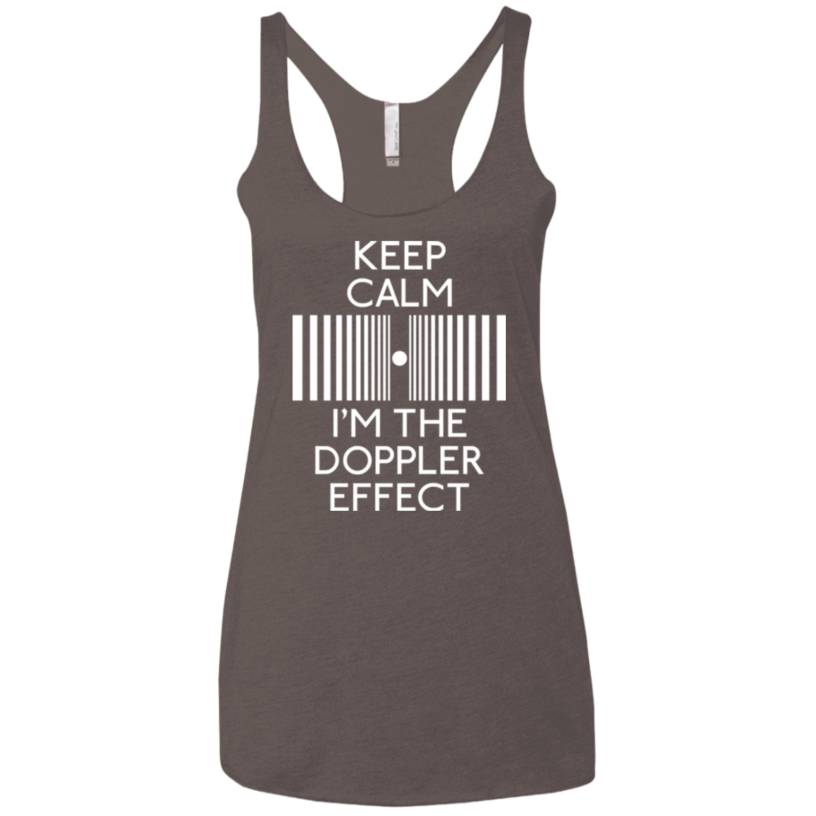 T-Shirts Macchiato / X-Small Keep doppler Women's Triblend Racerback Tank