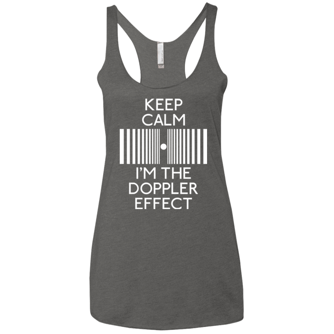 Keep doppler Women's Triblend Racerback Tank