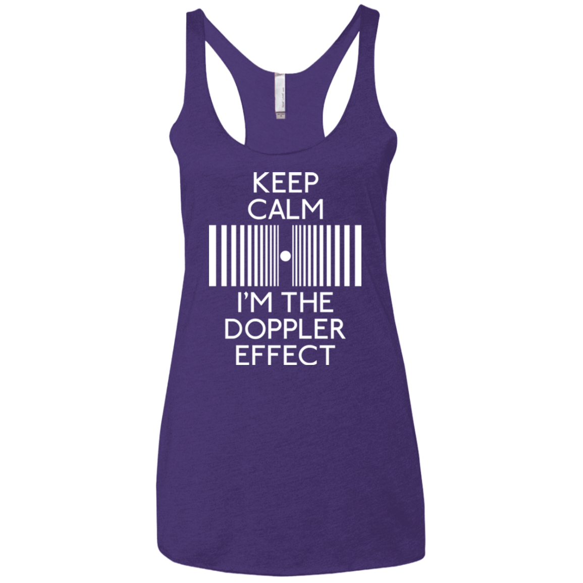 T-Shirts Purple / X-Small Keep doppler Women's Triblend Racerback Tank