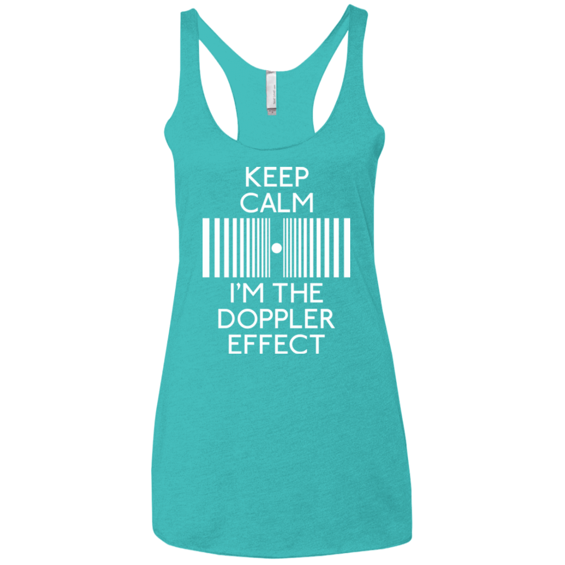 T-Shirts Tahiti Blue / X-Small Keep doppler Women's Triblend Racerback Tank