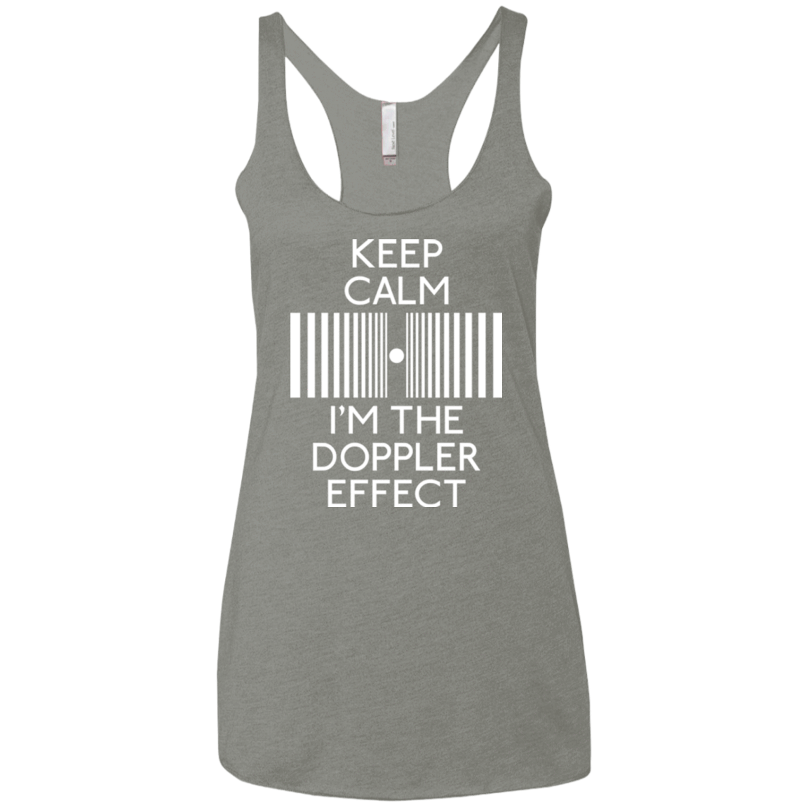 T-Shirts Venetian Grey / X-Small Keep doppler Women's Triblend Racerback Tank